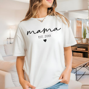 Minimalist Mama individuelles T-Shirt, Muttertagsg T-Shirt