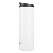 Minimalist Mama Meilenstein Fettschrift-Design Thermosbecher (Nach rechts gedreht)