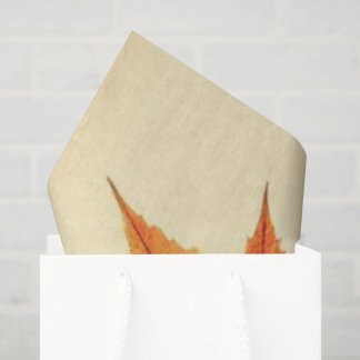 Minimalist Maple Leaves Art – Botanical Print Seidenpapier