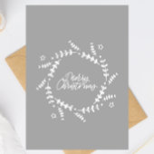 Minimalist Merry Christmas Greeting Card Karte