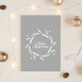 Minimalist Merry Christmas Greeting Card Karte