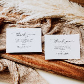 Minimalist Minimalist Funeral Sympathy Memorial Dankeskarte