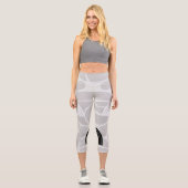 Minimalist Mixed Boho Arches Capri Leggings (Vorderseite)
