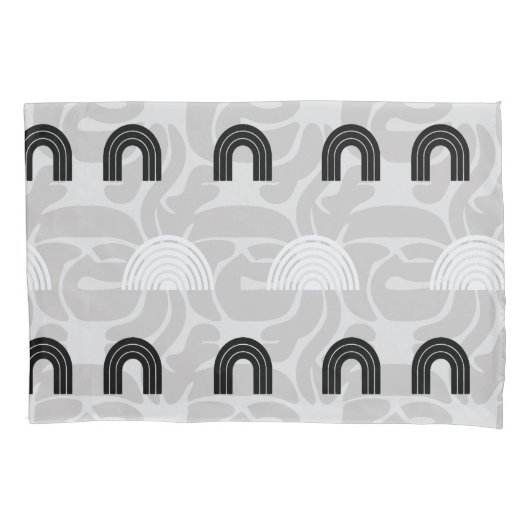 Minimalist Mixed Boho Arches Kissenbezug (Vorderseite)