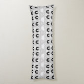 Minimalist Mixed Boho Arches Seitenschläferkissen (Rückseite (Vertikal))