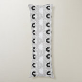 Minimalist Mixed Boho Arches Seitenschläferkissen (Vorderseite Vertikal)