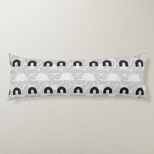 Minimalist Mixed Boho Arches Seitenschläferkissen (Vorderseite)