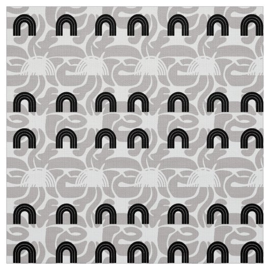 Minimalist Mixed Boho Arches Stoff (Muster)