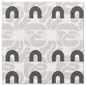 Minimalist Mixed Boho Arches Stoff (Nahaufnahme)