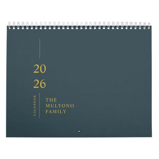 Minimalist Modern 2026 Wall Calendar Kalender (Titelbild)