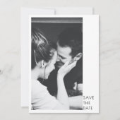 Minimalist Modern 2 Photo Wedding Save The Date (Vorderseite)