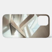 Minimalist Modern Architecture Stairs Sleek Beige Case-Mate iPhone Hülle (Rückseite (Horizontal))