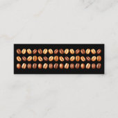 Minimalist Modern Black Coffee Beans Treuekarte (Vorderseite)