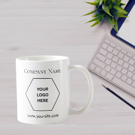 Minimalist Modern Business Custom Logo Coffee Mug  Kaffeetasse