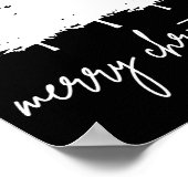 Minimalist Modern Christmas Poster (Ecke)