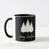 Minimalist Modern Christmas Tasse (Links)
