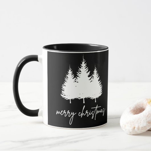 Minimalist Modern Christmas Tasse (Mit Donut)