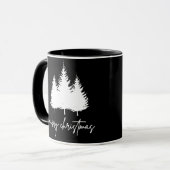 Minimalist Modern Christmas Tasse (Vorderseite Links)