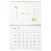 Minimalist Modern Elegant 2026 Calendar Kalender (Jan 2026)