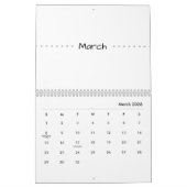Minimalist Modern Elegant 2026 Calendar Kalender (Mär 2026)