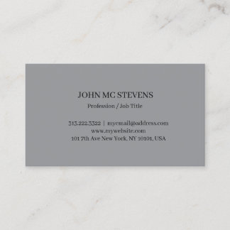 Minimalist Modern Elegant Business Card Visitenkarte