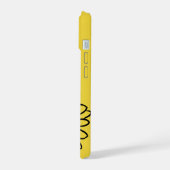 Minimalist Modern Elegant Daisy flower and text iPhone 15 Hülle (Linke Seite)