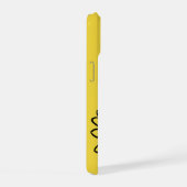 Minimalist Modern Elegant Daisy flower and text iPhone 15 Hülle (Rechte Seite)