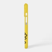 Minimalist Modern Elegant Daisy flower and text iPhone 16 Hülle (Linke Seite)