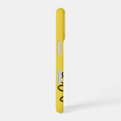 Minimalist Modern Elegant Daisy flower and text iPhone 16 Hülle (Rechte Seite)