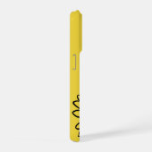 Minimalist Modern Elegant Daisy flower and text iPhone Hülle (Rechte Seite)