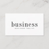 Minimalist Modern Elegant Simple Scan QR Code Visitenkarte (Vorderseite)