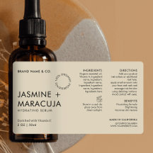 Minimalist Modern Organic Cosmetic Dropper Bottle