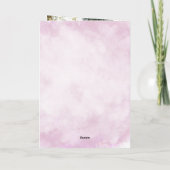 Minimalist Modern Photo Birthday Niece Karte (Rückseite)