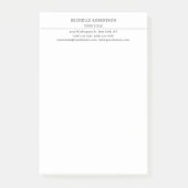 Minimalist Modern Professional Creative Post-it Klebezettel (Vorderseite)