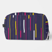 Minimalist Modern Stripes Cosmetic Bag Waschbeutel (Vorderseite)