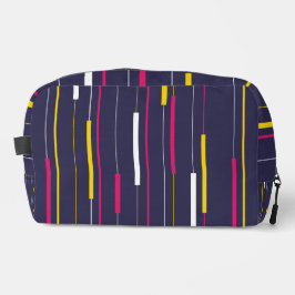 Minimalist Modern Stripes Cosmetic Bag Waschbeutel