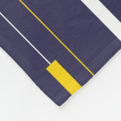 Minimalist Modern Stripes Fleecedecke (Ecke)