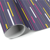 Minimalist Modern Stripes Geschenkpapier (Rolleneckpunkt)