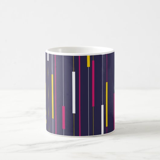 Minimalist Modern Stripes Kaffeetasse (Mittel)