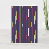 Minimalist Modern Stripes Karte (Vorderseite)
