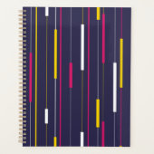 Minimalist Modern Stripes Planner Planer (Vorderseite)
