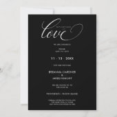 Minimalist Modern Vellum Effect Photo Wedding Save The Date (Rückseite)