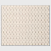 Minimalist moderner punktierter warmer neutraler B Geschenkpapier (Flach)