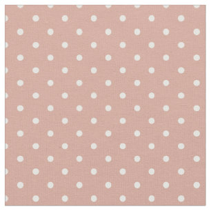 Minimalist moderner Tupfen-Mädchen-Pink-Rose Stoff
