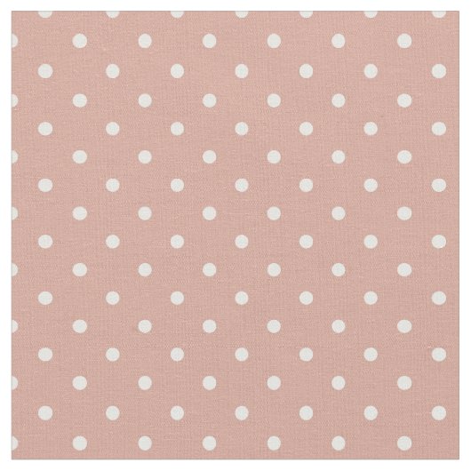 Minimalist moderner Tupfen-Mädchen-Pink-Rose Stoff (Nahaufnahme)