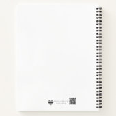 Minimalist Momentum | Clean Chart & Typography Des Notizblock (Rückseite)