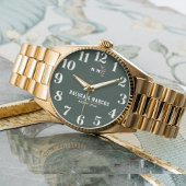 Minimalist Monogram Couple’s Names Armbanduhr