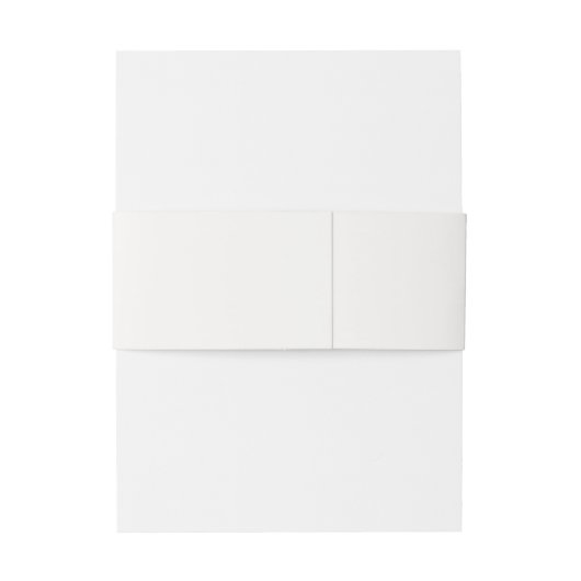 Minimalist Monogram Script Ampersand Einladungsbanderole (Rückseitenbeispiel)