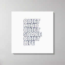 Minimalist Motivational Quote Square Canvas Leinwanddruck