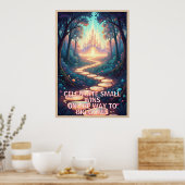 Minimalist Motivational Wall Art Print/Inspiration Poster (Küche)